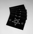 Pentagramm - Wand- und Tischdeko, Aufkleber 6 Stück